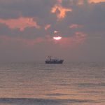 Sunrise boat, Tamil Nadu